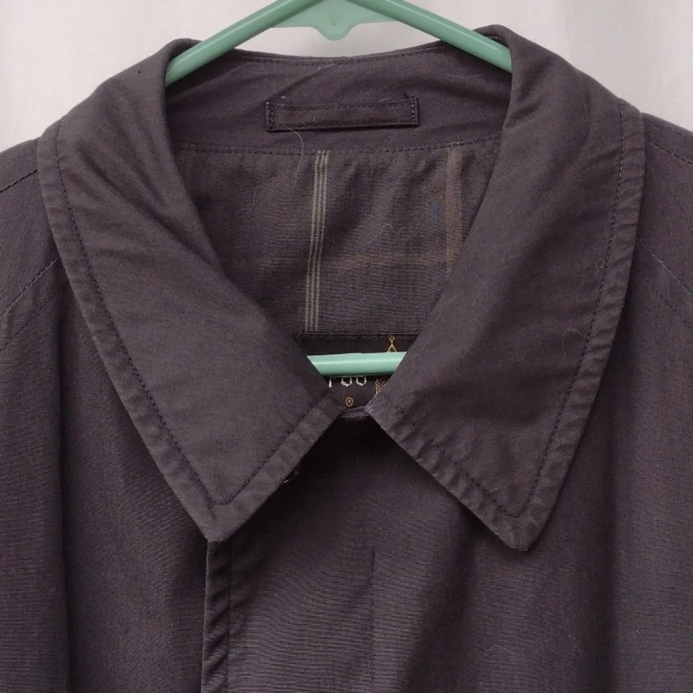 Vintage London Fog Black Maincoat 42 Regular - Picture 3 of 11